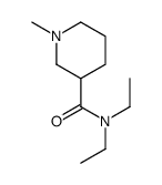 N,N-diethyl-1-methylpiperidine-3-carboxamide Structure