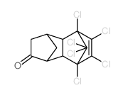 1,4:5,8-Dimethanonaphthalen-2(1H)-one,5,6,7,- 8,9,9-hexachloro-3,4,4a,5,8,8a-hexahydro-,(1R,4R,4aR,5R,8S,8aS)-rel- structure