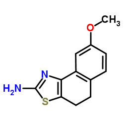 8-METHOXY-4,5-DIHYDRO-NAPHTHO[1,2-D ]THIAZOL-2-YLAMINE structure