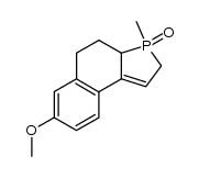 2,3a,4,5-tetrahydro-7-methoxy-3-methyl-1H-benzo[e]phosphindole 3-oxide Structure