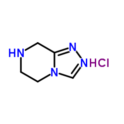 5,6,7,8-Tetrahydro-[1,2,4]triazolo[4,3-a]pyrazine hydrochloride Structure