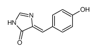 5-[(4-hydroxyphenyl)methylidene]-1H-imidazol-4-one结构式