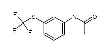 acetic acid-(3-trifluoromethylsulfanyl-anilide)结构式