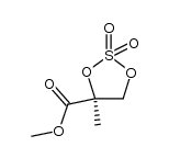 methyl (4S)-4-methyl-2-dioxo-2λ6-[1,3,2]dioxathiolane-4-carboxylate Structure