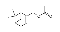 (6,6-dimethylbicyclo[3.1.1]hept-2-en-2-yl)methyl acetate结构式