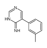 5-(3-methylphenyl)pyrimidin-4-amine Structure