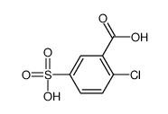 2-Chloro-5-sulfobenzoic acid Structure
