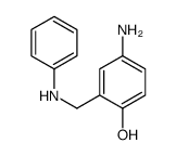 4-amino-2-(anilinomethyl)phenol Structure