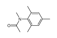 acetic acid-(2,4,6,N-tetramethyl-anilide) Structure