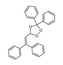 3,3-diphenyl-5-(2,2-diphenylvinyl)-1,2,4-trioxolane Structure