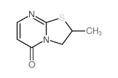 5H-Thiazolo[3,2-a]pyrimidin-5-one,2,3-dihydro-2-methyl-结构式