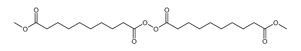 Bis-(9-methoxycarbonyl-pelargonoyl)-peroxid Structure