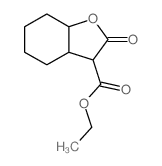 3-Benzofurancarboxylicacid, octahydro-2-oxo-, ethyl ester Structure