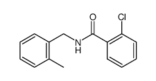 N-(2-methylbenzyl)-2-chlorobenzamide结构式