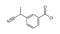 3-(1-cyanoethyl)benzoyl chloride结构式