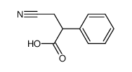 3-cyano-2-phenylpropanoicacid Structure