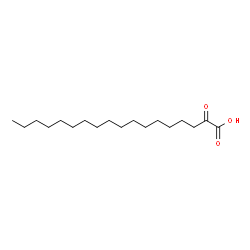 Octadecanoic acid, 2-oxo- structure