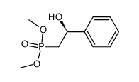 dimethyl (S)-(2-hydroxy-2-phenylethyl)phosphonate Structure