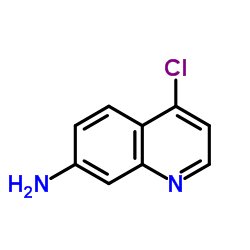 4-Chloro-7-quinolinamine structure