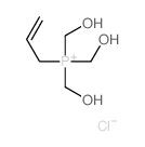 tris(hydroxymethyl)-prop-2-enyl-phosphanium结构式