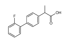 2'-Fluoro-α-methyl-4-biphenylacetic acid结构式