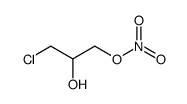 nitric acid-(3-chloro-2-hydroxy-propyl ester)结构式