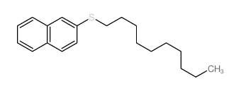 2-decylsulfanylnaphthalene structure