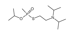 O-Isopropyl-S-(2-diisopropylaminoethyl)-methylthiophosphonat结构式