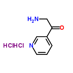 2-Amino-1-(3-pyridinyl)ethanone dihydrochloride structure