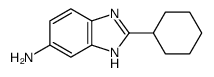 2-CYCLOHEXYL-1H-BENZOIMIDAZOL-5-YLAMINE结构式