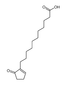 11-(5-oxocyclopenten-1-yl)undecanoic acid结构式