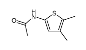 N-(4,5-dimethyl-thiophen-2-yl)acetamide结构式