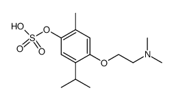 desacetylmoxisylyte sulphate Structure