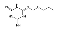 2-N-(butoxymethyl)-1,3,5-triazine-2,4,6-triamine结构式