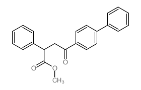 methyl 4-oxo-2-phenyl-4-(4-phenylphenyl)butanoate structure