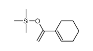 1-(cyclohexen-1-yl)ethenoxy-trimethylsilane Structure