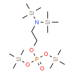 2-[Bis(trimethylsilyl)amino]ethyl bis(trimethylsilyl) phosphate Structure