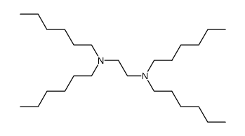 N1,N1,N2,N2-tetrahexylethane-1,2-diamine Structure