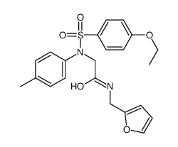 2-(N-(4-ethoxyphenyl)sulfonyl-4-methylanilino)-N-(furan-2-ylmethyl)acetamide Structure