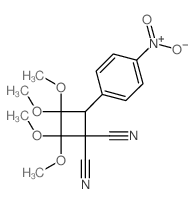 2,2,3,3-tetramethoxy-4-(4-nitrophenyl)cyclobutane-1,1-dicarbonitrile picture