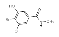 4-Bromo-3,5-dihydroxy-N-methylbenzamide structure