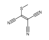 2-methylsulfanylethene-1,1,2-tricarbonitrile结构式