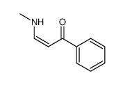 PhCOCH=CHNHCH3 Structure