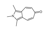 1,2,3-Trimethyl-2-azaazulene-6-one结构式