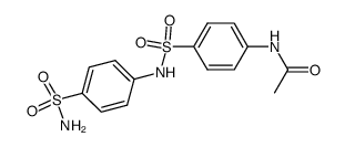 Acetamide, N-[4-[[[4-(aminosulfonyl)phenyl]amino]sulfonyl]phenyl]-结构式