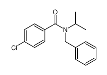 N-benzyl-4-chloro-N-propan-2-ylbenzamide Structure