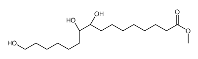 methyl (9S,10S)-9,10,16-trihydroxyhexadecanoate Structure