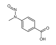 4-[methyl(nitroso)amino]benzoic acid结构式