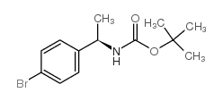 (R)-tert-Butyl (1-(4-bromophenyl)ethyl)carbamate Structure