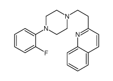 2-[2-[4-(2-fluorophenyl)piperazin-1-yl]ethyl]quinoline结构式